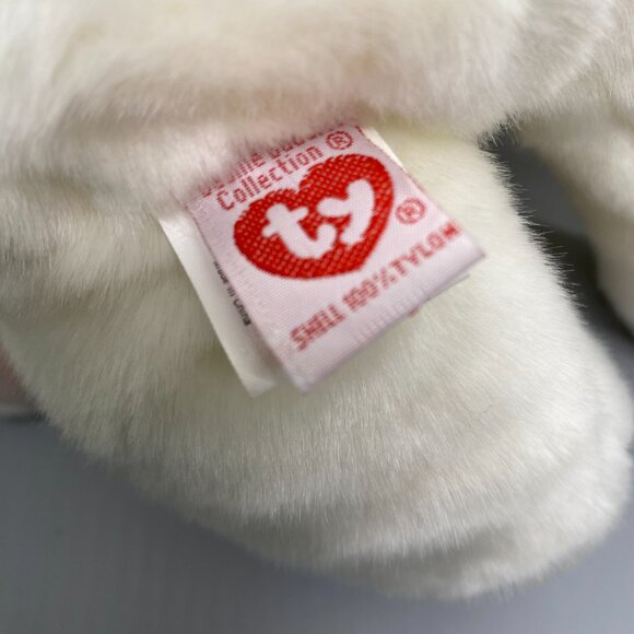 Ty Original Beanie Buddies 1999 Halo Angel Bear - Picture 9 of 11